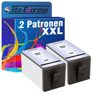 Tito-Express 2er Set ersetzt HP 903 XXL 903XXL für Officejet 6950 Pro 6970 6960 All-in-One 6975 Pro