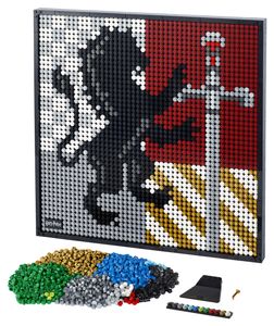 LEGO 31201 Art Harry Potter Hogwarts Wappen Set, DIY Puzzle für Erwachsene