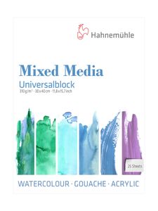 Hahnemühle Universalblock 25 Bl. Mixed Media 30x40 cm 310 g
