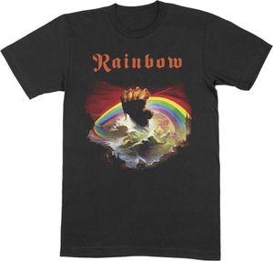 Rainbow - Tričko "Rising" pre mužov/dámy uni HE1822 (M) (Black)