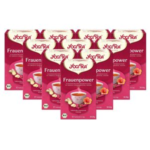 Yogi Tea, Bio Frauen Power, 17 Teebeutel - 10er Pack (10 x 30,6 g)
