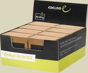 Edelrid Block Ii Kreide 8 Einheiten Beige 65 g Beige 65 g