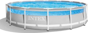 Intex Pool oberirdisch rund 427x107cm Prisma Frame Clearview 26722