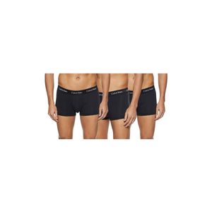 Calvin Klein Underwear Low Rise Trunk 3 Pack Black W. Black Wb L