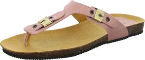 Scholl Bimini Damenschuhe, Zehentrenner, Leder, Light Pink - Damenschuhe Pantolette /  Zehentrenner, Mehrfarbig, leder