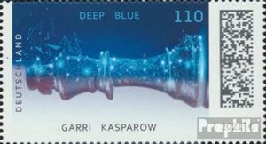 Briefmarken BRD (BR.Deutschland) 2021 Mi 3595 (kompl.Ausg.) postfrisch Schachcomputer Deep Blue