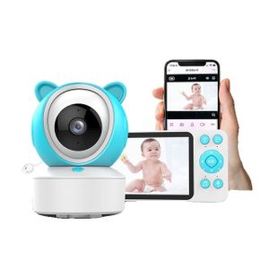 Detská monitorovacia kamera, pripojenie WLAN, nočné videnie, biela