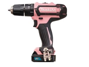 Makita® SET Akku Schlagbohrschrauber Pink 12 V max. 30 Nm 0-1.700 min-1 - HP333DSAP