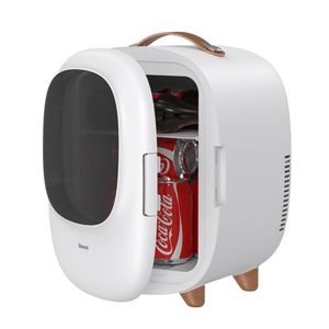 Baseus Mini Beauty Kühlschrank für Kosmetik Reisekühlschrank mit Heizung 8l 220V EU / 12V weiß