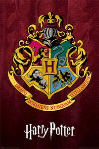 Harry Potter - Hogwarts - School Crest - Film Kino Movie Poster - 61x91,5 cm