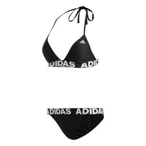 adidas Bikini Damen schwarz Trinangel Bikini mit herausnehmbaren Polstern, Farbe:Schwarz, Größe:40