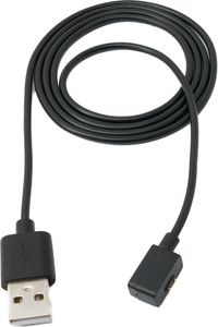 SYSTEM-S USB 2.0 Kabel 100 cm Ladekabel für Xiaomi RedMi Watch 2 Lite Smartwatch Schwarz