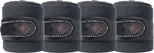 Kentucky Horsewear Fleecebandagen Velvet Pearls Schwarz Kentucky Horsewear Fleecebandagen Velvet Pearls Schwarz
