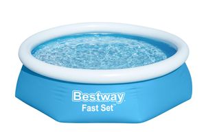 Aufblasbarer Pool Fast Set, Kartuschenfilterung Bestway 244x61 cm
