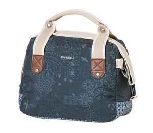 Basil Lenkertasche Boheme City Bag indigo blau mit Reißverschluss 8 Liter, indigo