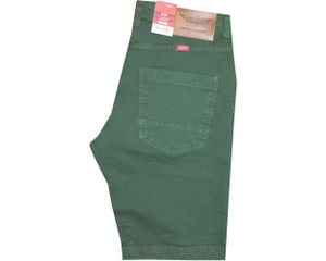 Hero Herren Denim Bermuda Stretch Jeans Hose Short Outdoorjeans(W36,Vintage Green (5516))