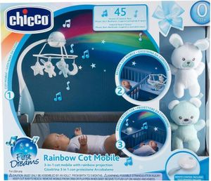 Karuzela Rainbow 3w1 niebieska