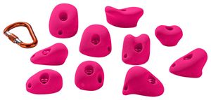 Entre Prises Klettergriffe Toe, Kinderklettergriffe, Farbe:fluo pink