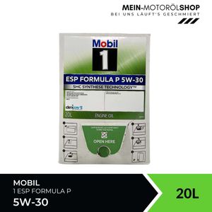 Mobil 1 ESP Formula P 5W-30 20 Liter BAG-IN Box