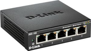 D-Link DGS-105 5-Port Gigabit Ethernet Desktop Switch