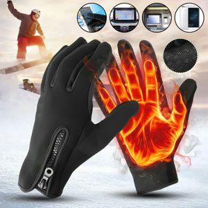 Zimní rukavice s dotykovou obrazovkou Thermo Warm Windproof Waterproof Men Women S