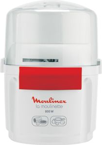 Moulinex AD5601 Elektrischer Essenszerkleinerer 0,25 l 800 W Weiß, Rot