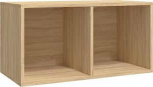 vidaXL Box na desky Sonoma Oak 71x34x36 cm