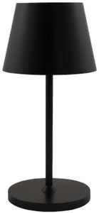 LED-Tischleuchte ROLF KERN „Club“ 25cm, schwarz, Akku, dimmbar