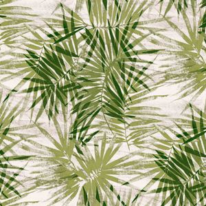 PVC Tischdecke Bamboo Bambus Grün Wachstuch · Breite & Länge wählbar · abwaschbare Tischdecke · Blätter beige Farn, Größe:140 x 140 cm