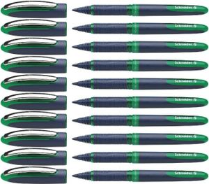 Schneider - Rollerpen ein Geschäft 0,6 mm Grün | 10 Stück