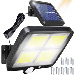 Solarlampen für Außen mit Bewegungsmelder 128 LED Garten Solarleuchten Superhelle Wandleuchte Aussenleuchte Sensor Gartenleuchten Lampe Outdoor Retoo Solarlampen für Außen mit Bewegungsmelder 128 LED Garten Solarleuchten Superhelle Wandleuchte Aussenleuchte Sensor Gartenleuchten Lampe Outdoor Retoo