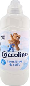 Coccolino, Płyn do płukania Sensitive & Soft, 975 ml