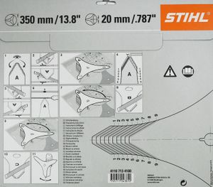 Stihl 41107134100 Dickichtmesser Freischneider 350 mm