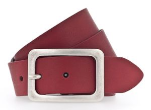 Vanzetti Neon Booster 35mm Full Leather Belt W105 Red