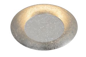 Lucide Runde Deckenleuchte Foskal in silber , inkl. LED, Ø 215 mm