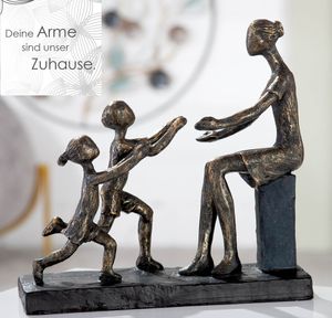 Casablanca Skulptur In meine Arme Dekoration Figur Mutter mit Kinder 23 cm