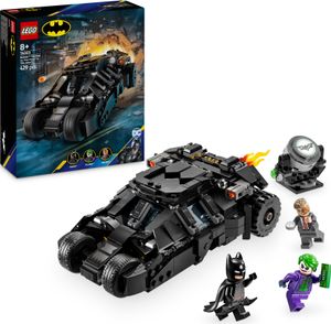 LEGO DC Batman: Batman Tumbler vs. Two-Face & The Joker - Superhelden Spielzeug mit Batmobil Auto - Spielset mit Minifiguren - Geschenk für Jungen und Mädchen ab 8 Jahren 76303