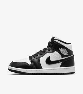Nike Air Jordan 1 Mid Black White Panda Sneaker - EU 43