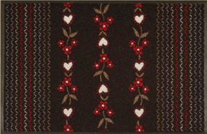 Fußmatte waschbar Stitched Flowers Blumen - wash+dry ca 50x75 cm Fußabstreifer