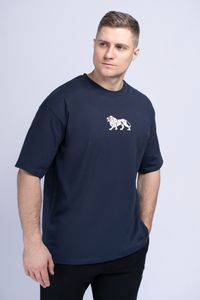 Herren T-Shirt Oversize SARCLET Navy/Ecru L Lonsdale