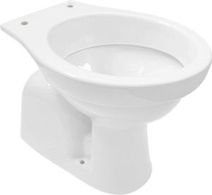 Belvit Stand WC Toilette Abgang Senkrecht Boden Weiß Tiefspüler