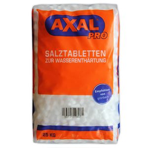 Axal Pro 25kg Salztabletten Regeneriersalz Tabletten-Form Wasserenthärtungsanlagen Pools