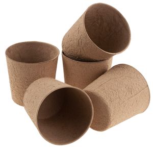 Doniczki Torfowe Duże P10 Sadzonki Sadzonki 10Cm 5Pcs 0.5L