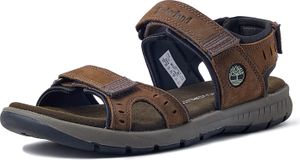 Timberland Governor's Island - Herren 3-Strap Sandalen Braun mit Riemen TB0A1QZ4-221 , EU 45 US 11