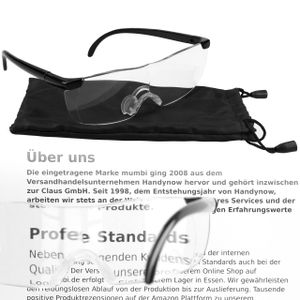 Vergrößerungsbrille Lupenbrille Zauberbrille Kopflupe 160% Vergrößerung