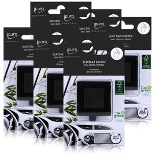 Essentials by Ipuro Car Line Autoduft black bamboo - Herb-frisch (6er Pack)