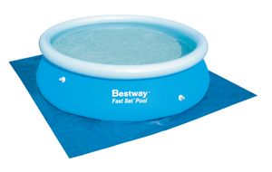 Bestway® Flowclear™ PE- Bodenplane 274 x 274 cm, blau, quadratisch