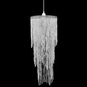 Eleganter- Kristall Anhänger Kronlampe,Kronleuchter Kristall Deckenleuchte Deckenbeleuchtung Wohnzimmere 26 x 70 cm💎4126