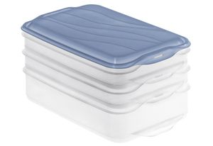 ROTHO Aufschnittbox Foodcenter Rondo 2x0,75l/1x1,35l 3teilig blue
