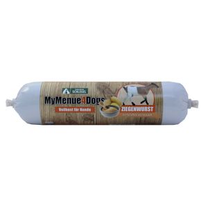 MyMenue4Dogs Hundefutter Ziegenwurst - 400 g